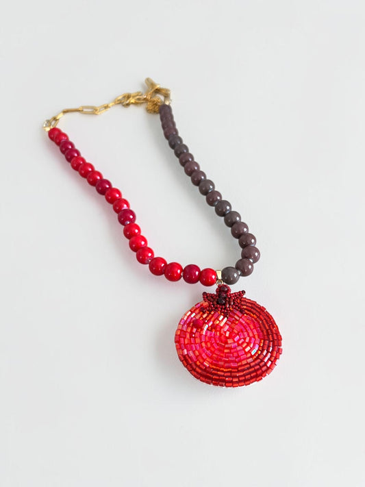 Collar bordado Tomate 🍅