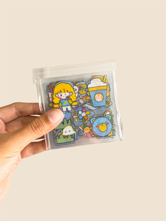 25 láminas Stickers Kawaii