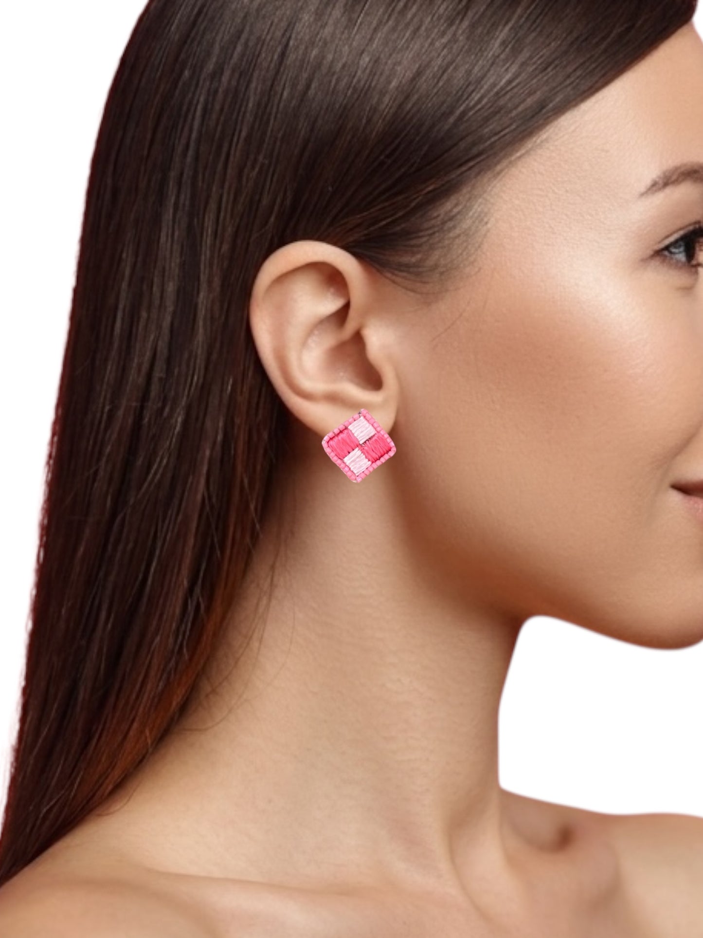 Aros Bordado de Mostacillas