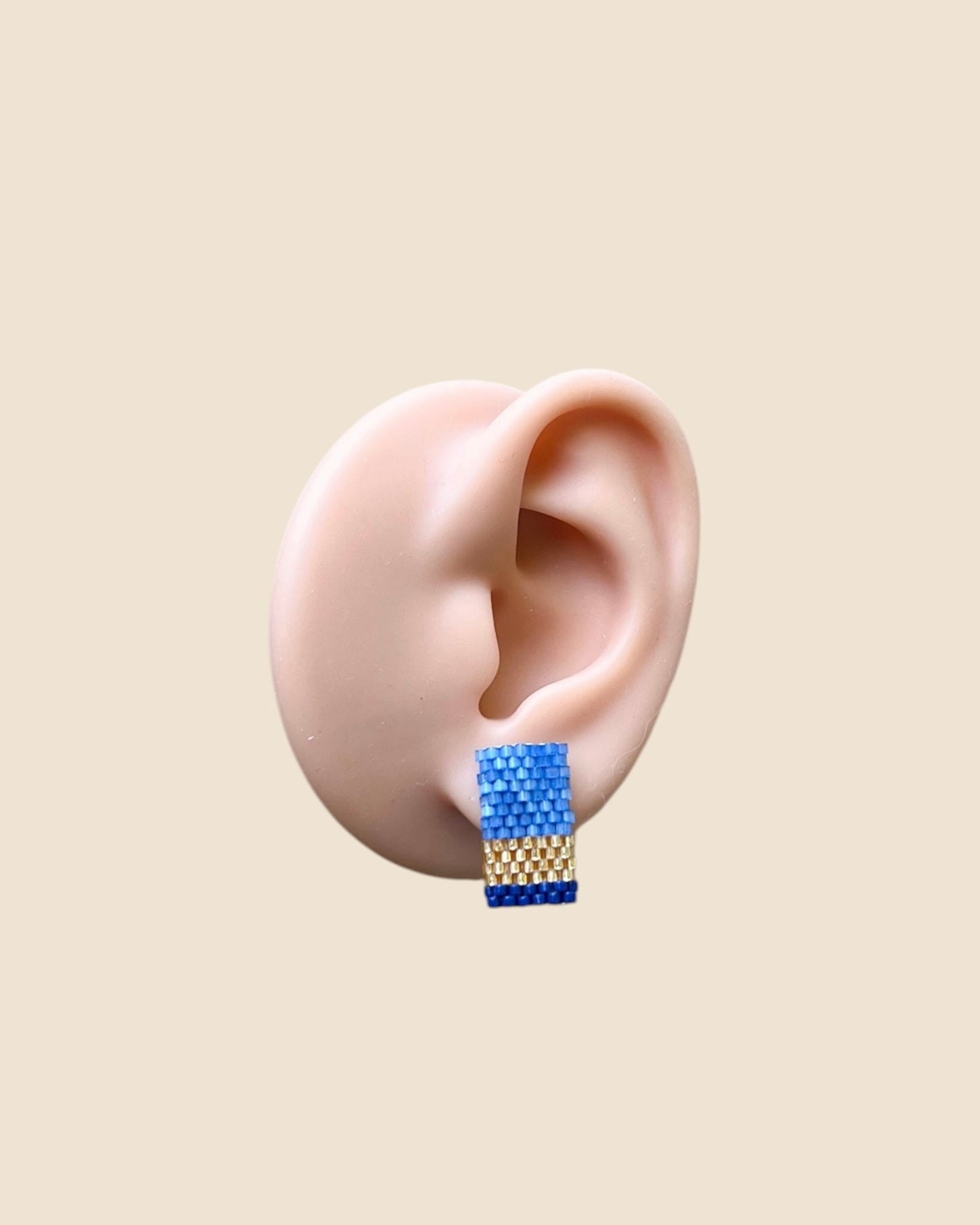 Aros rectangulares Mini Azul