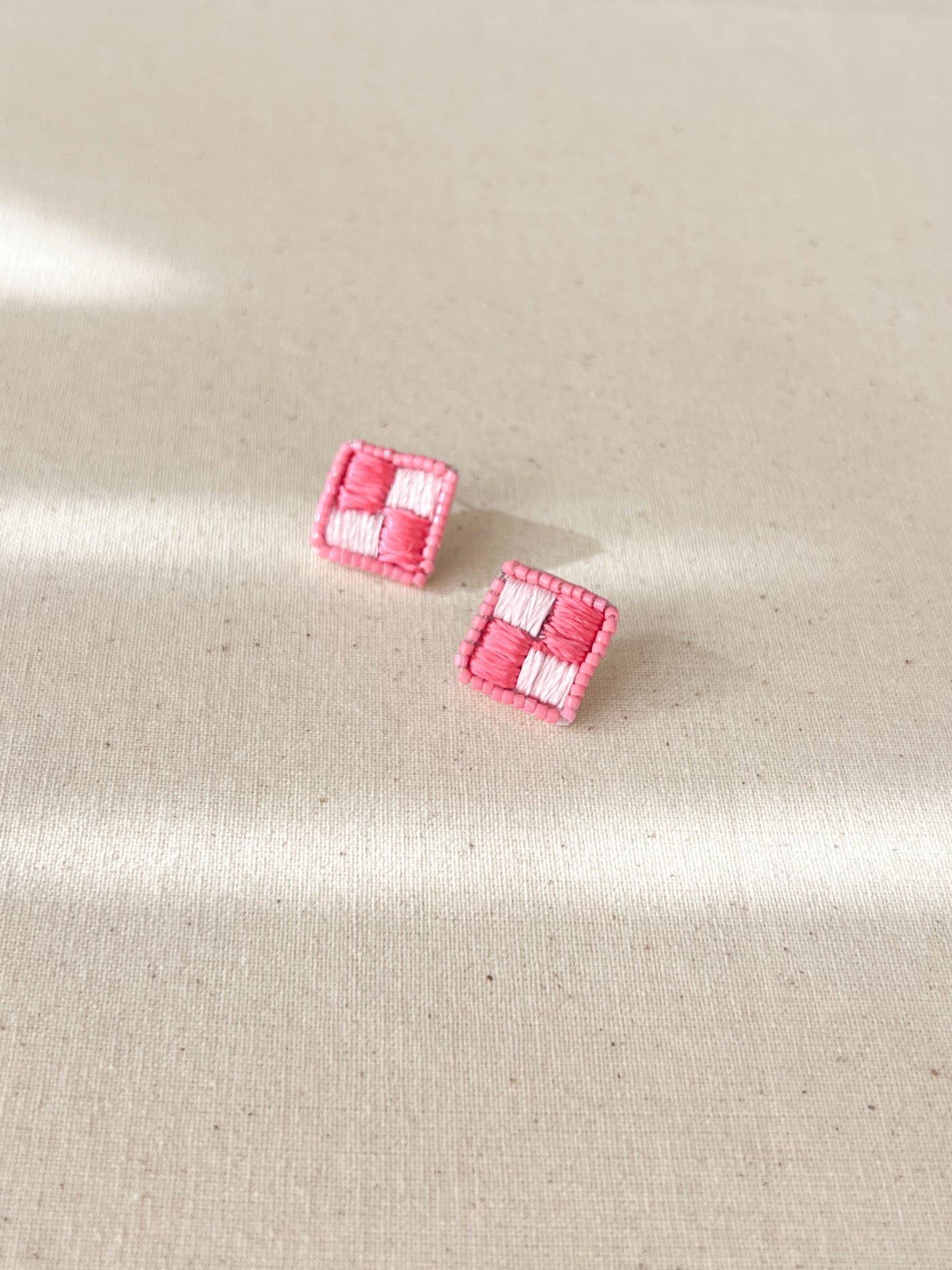 Aros Bordado de Mostacillas