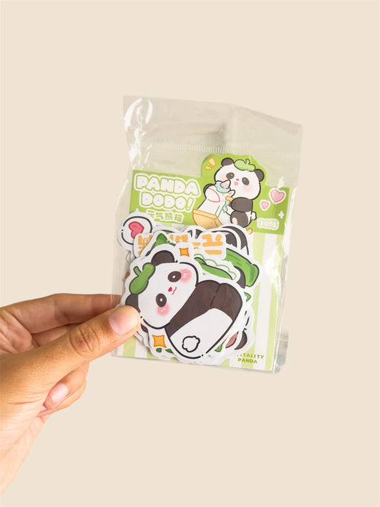 30 Stickers Panda