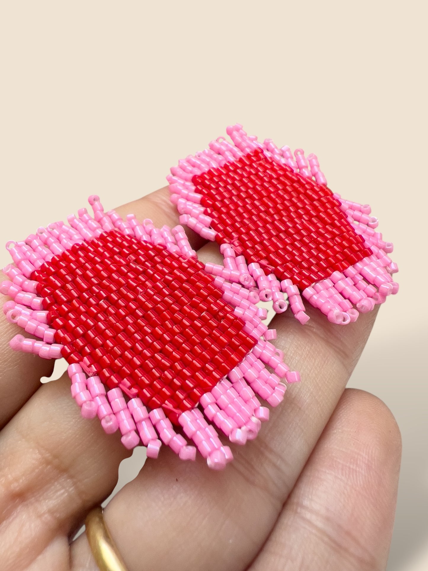 Aros Roppō en Rosado y Rojo