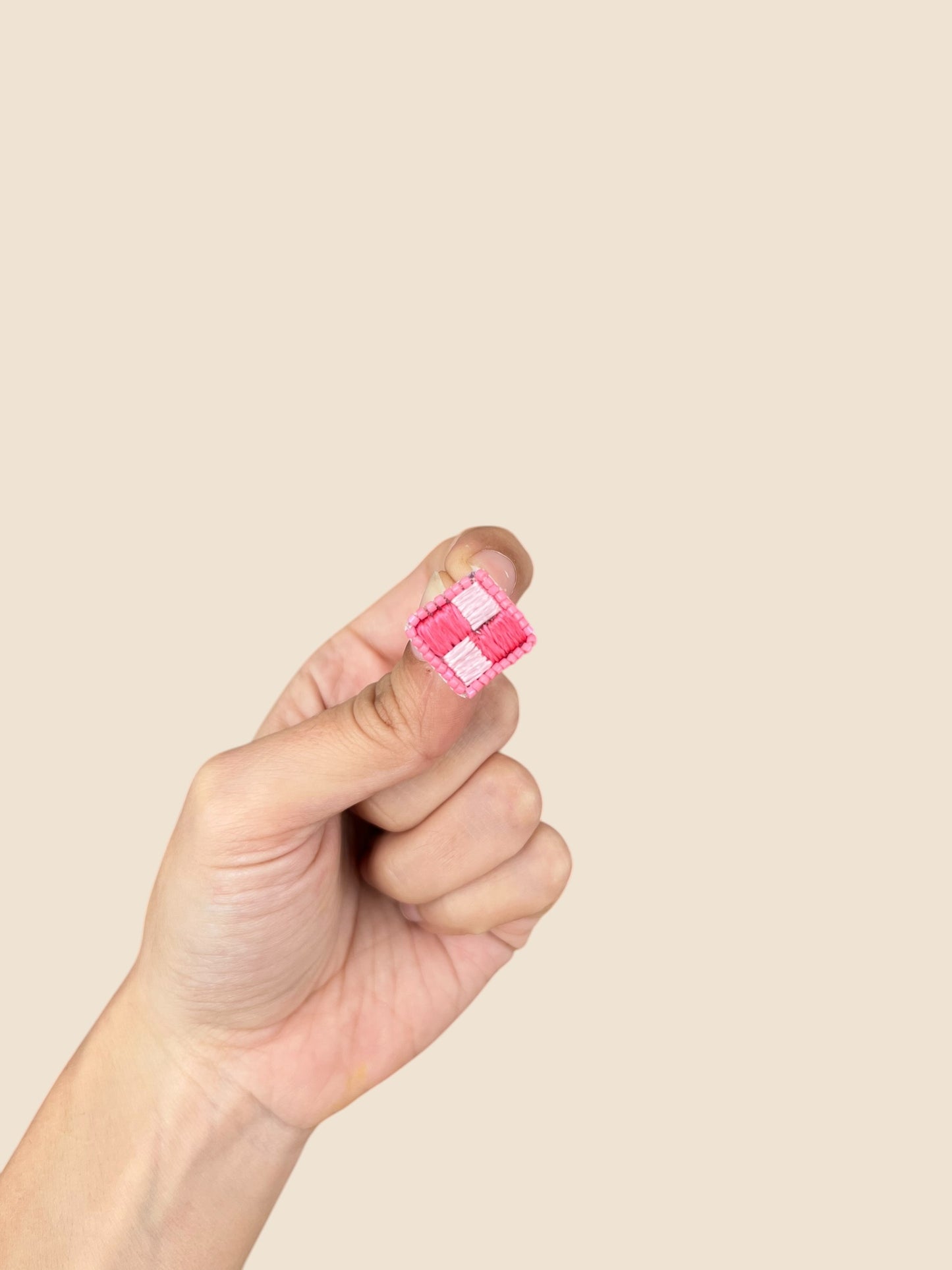 Aros Bordado de Mostacillas