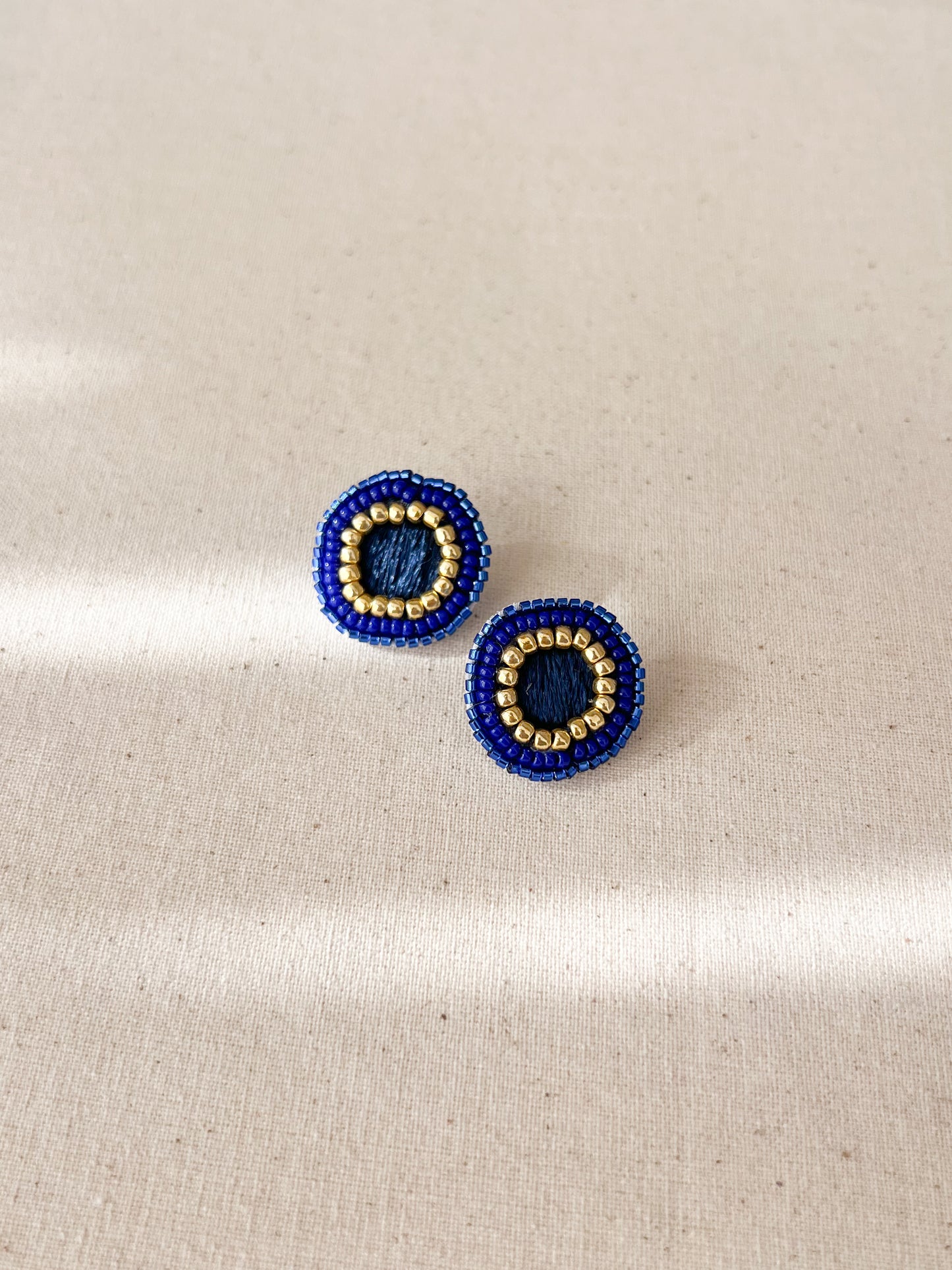 Aros Bordado de Mostacillas