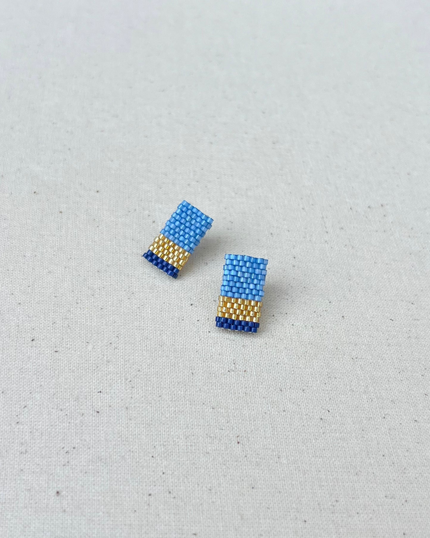 Aros rectangulares Mini Azul