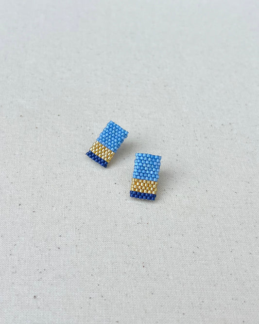 Aros rectangulares Mini Azul