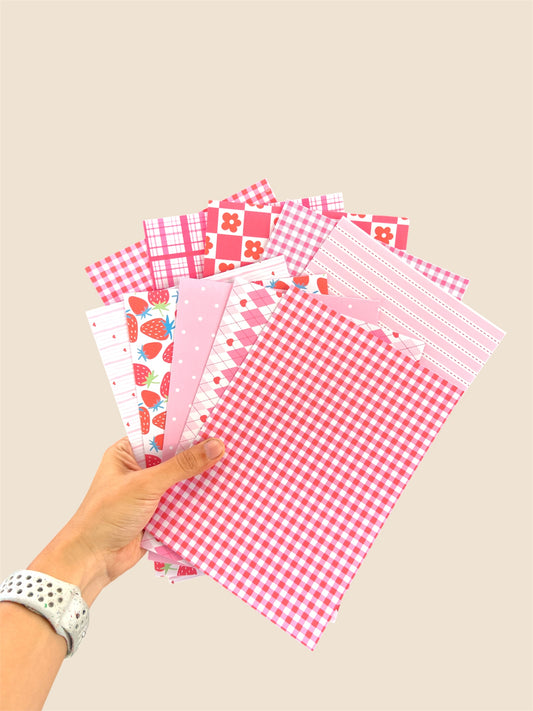 Hojas Scrapbooking Pink VOL.2