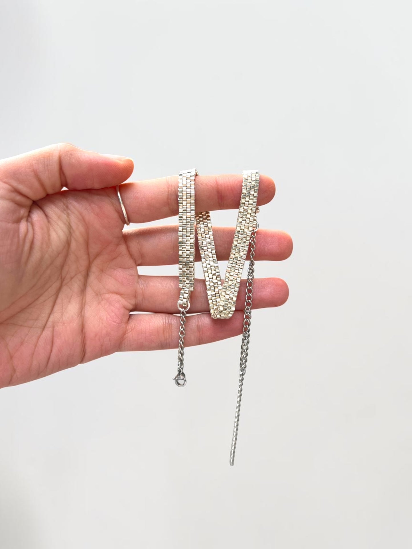 Choker Plateado