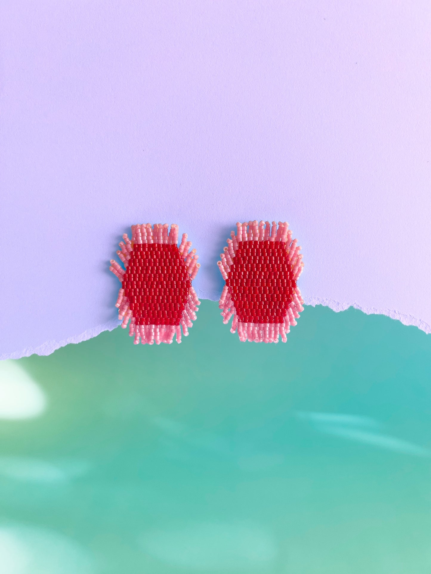 Aros Roppō en Rosado y Rojo