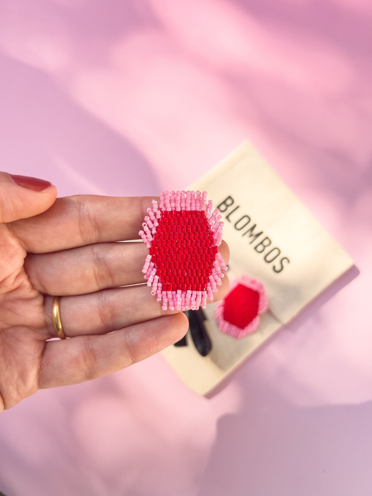 Aros Roppō en Rosado y Rojo